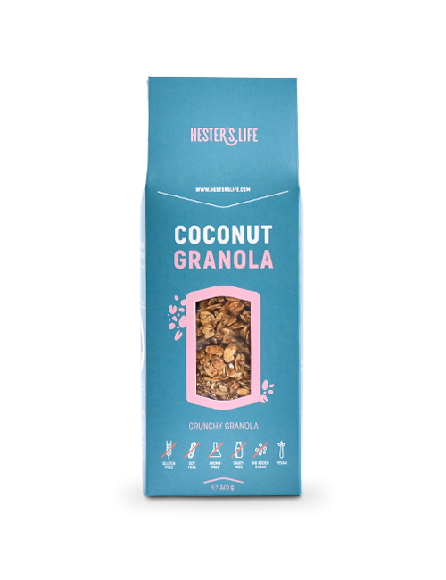 Hester's Life Coconut granola alap granola
